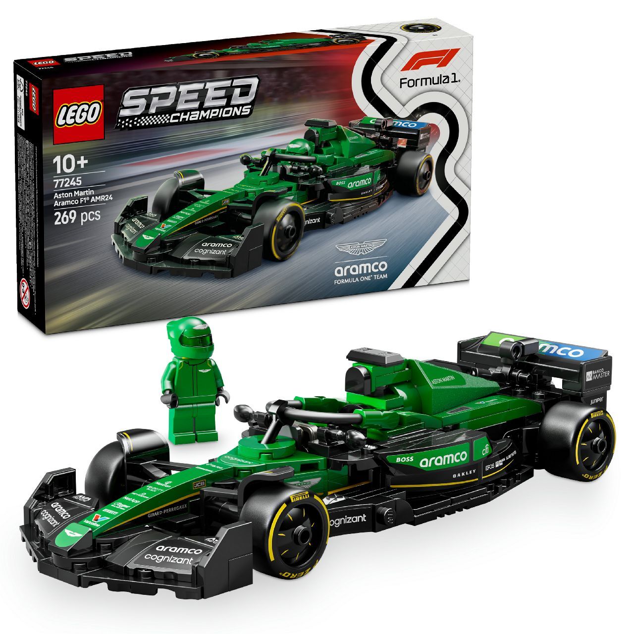 LEGO® Aston Martin Aramco F1® AMR24 Race Car