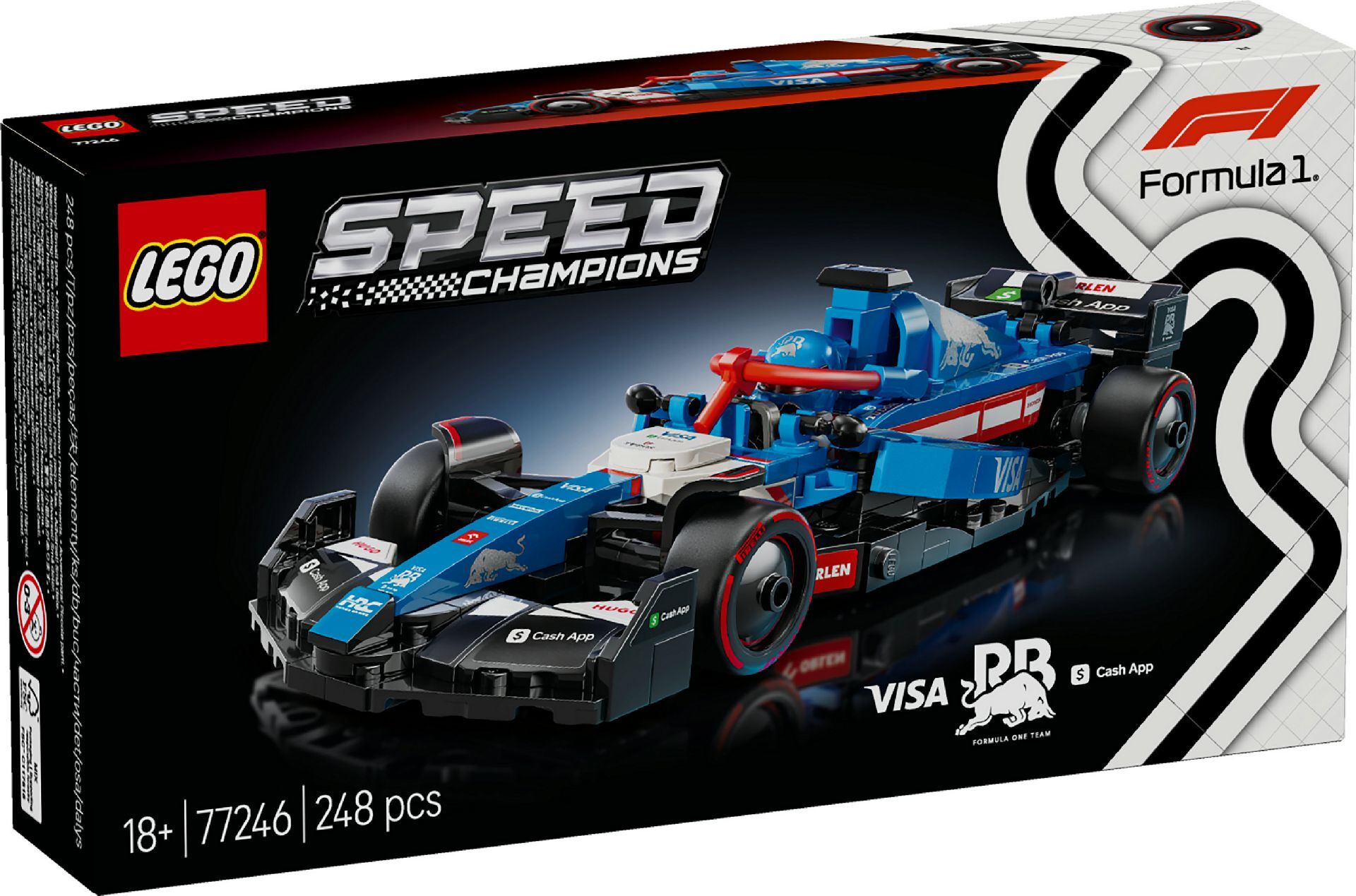 LEGO® Visa Cash App RB VCARB 01 F1® Race Car