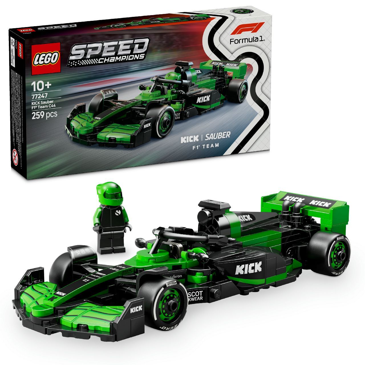 LEGO® KICK Sauber F1® Team C44 Race Car