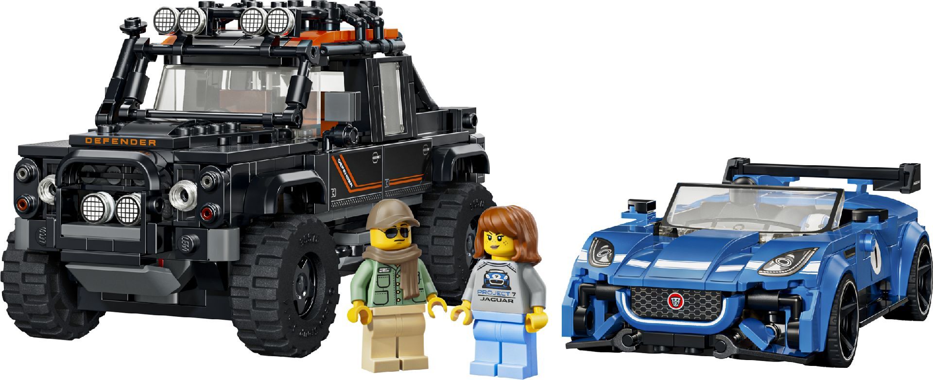 LEGO® Jaguar Project 7 & Land Rover Defender