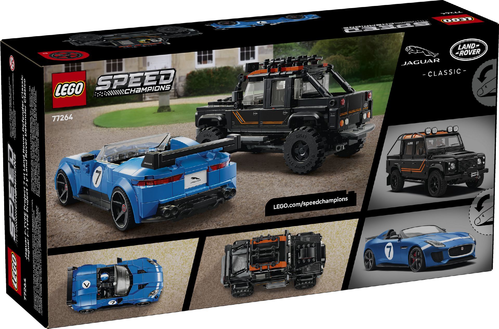 LEGO® Jaguar Project 7 & Land Rover Defender