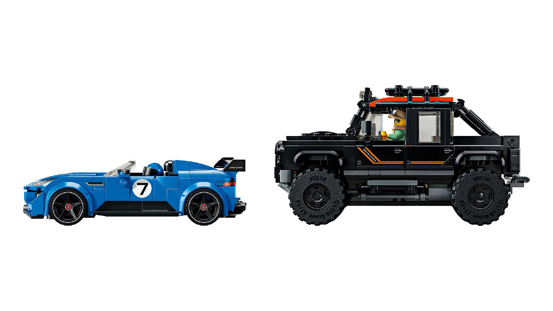 LEGO® Jaguar Project 7 & Land Rover Defender