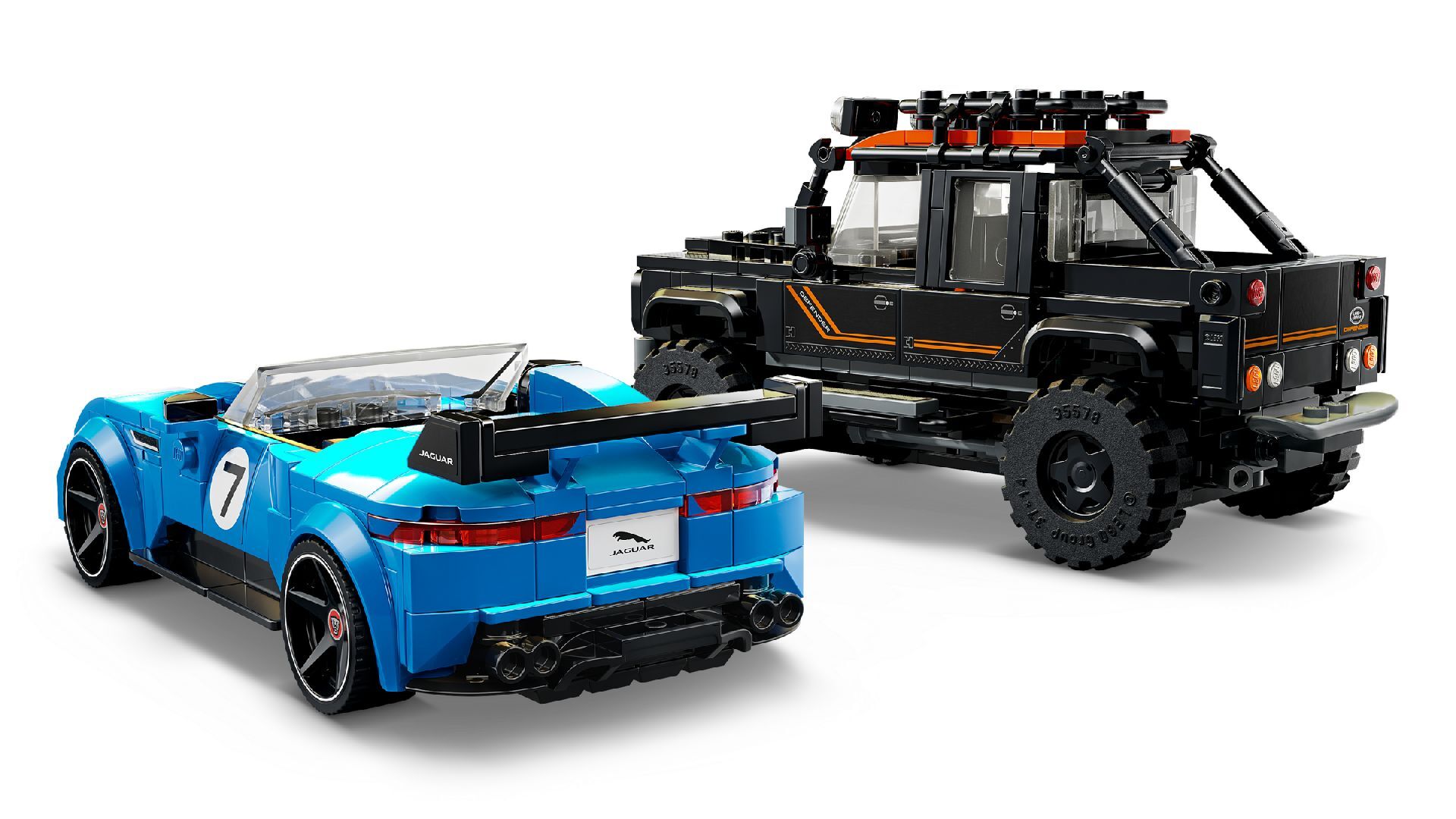 LEGO® Jaguar Project 7 & Land Rover Defender