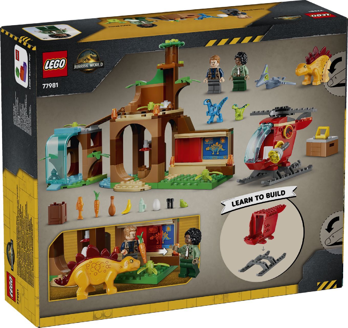 LEGO® Velociraptor, Stegosaurus & Pteranodon Rescue