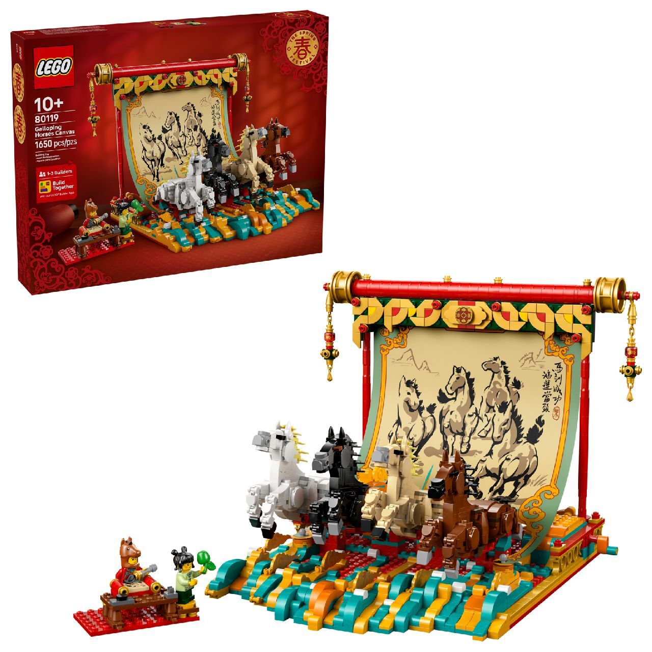 LEGO® Galloping Horses Canvas