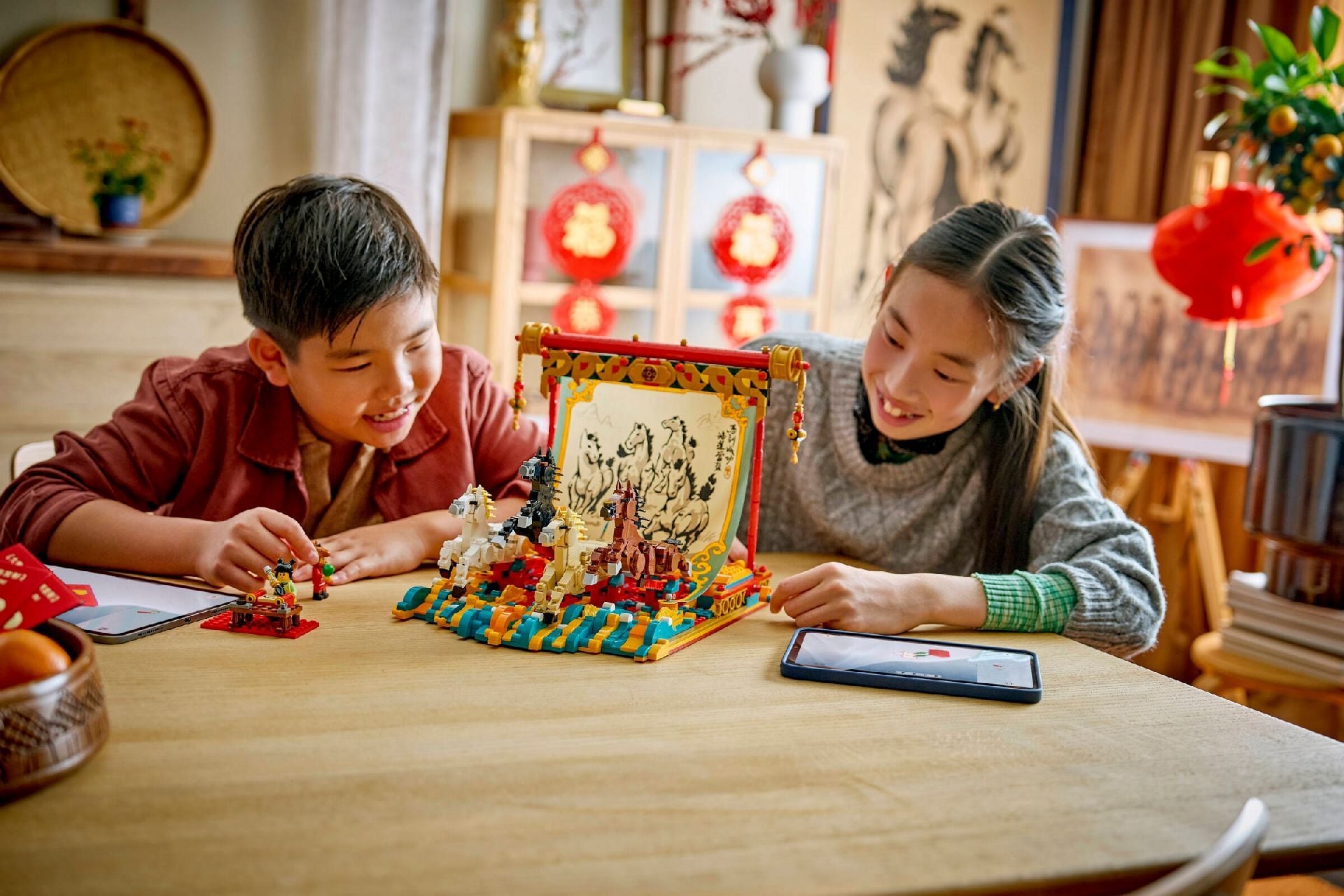 LEGO® Galloping Horses Canvas