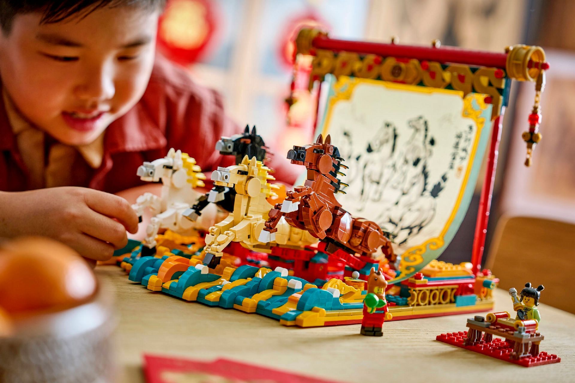 LEGO® Galloping Horses Canvas