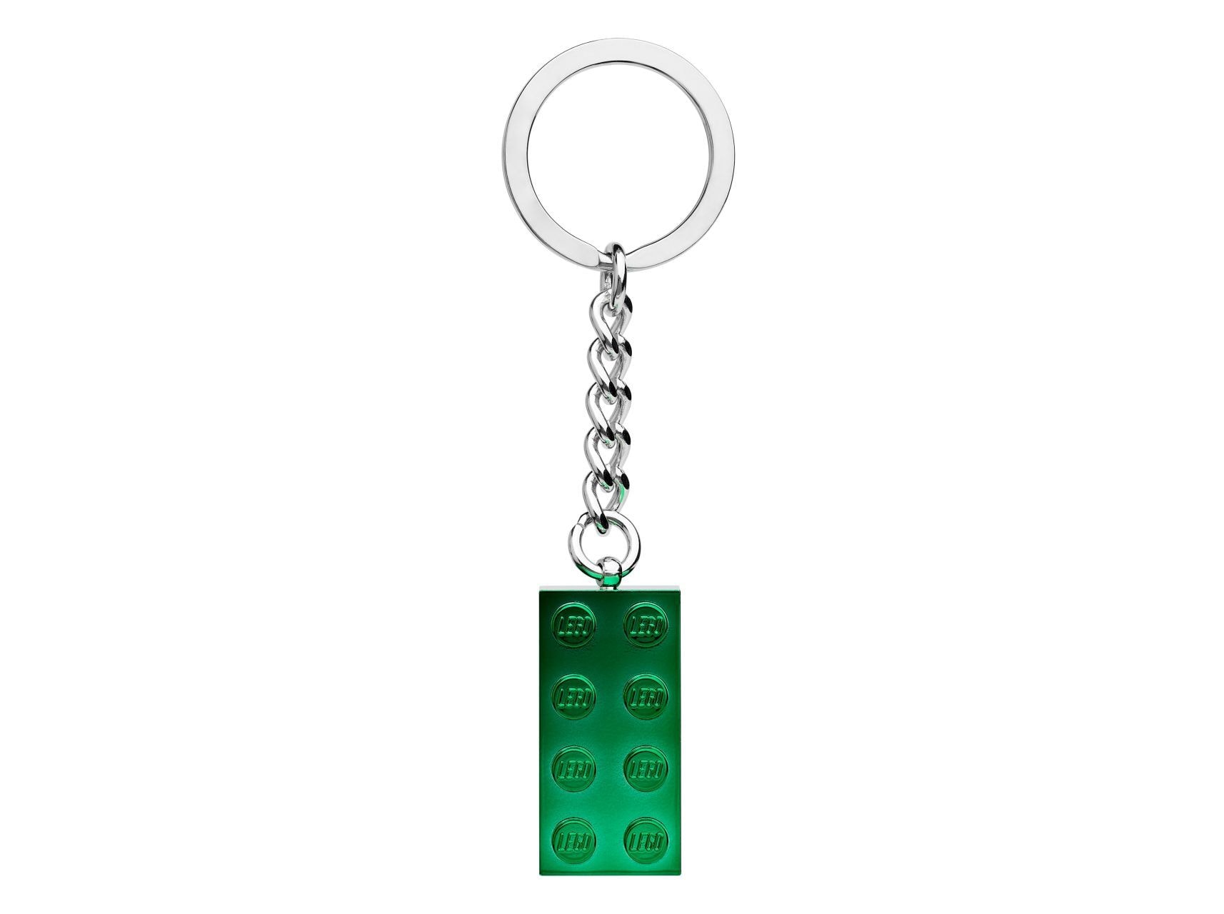 LEGO®2x4 Green Metallic Key Chain