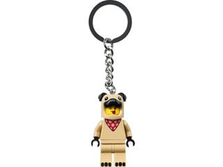 LEGO® French Bull Dog Guy Key Chain