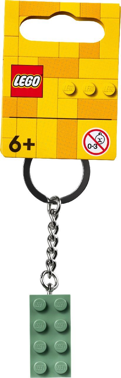LEGO® 2x4 Sand Green Key Chain