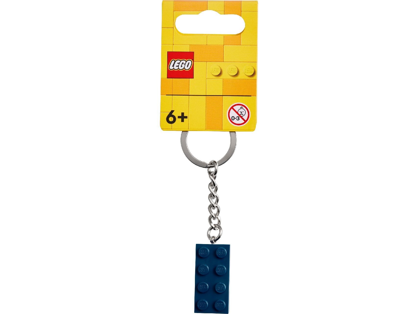 LEGO® Earth Blue 2x4 Key Chain