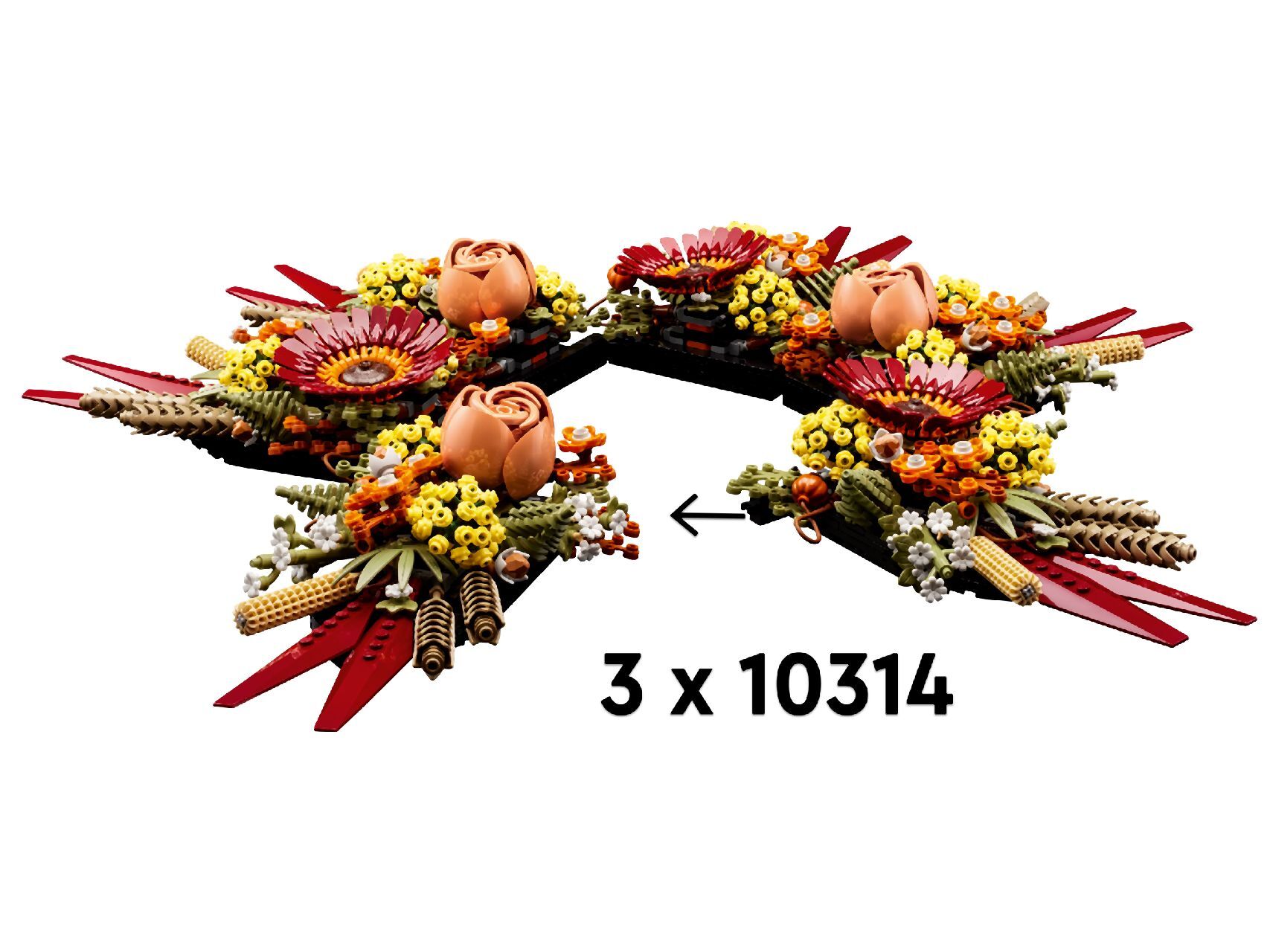 LEGO® Dried Flower Centerpiece