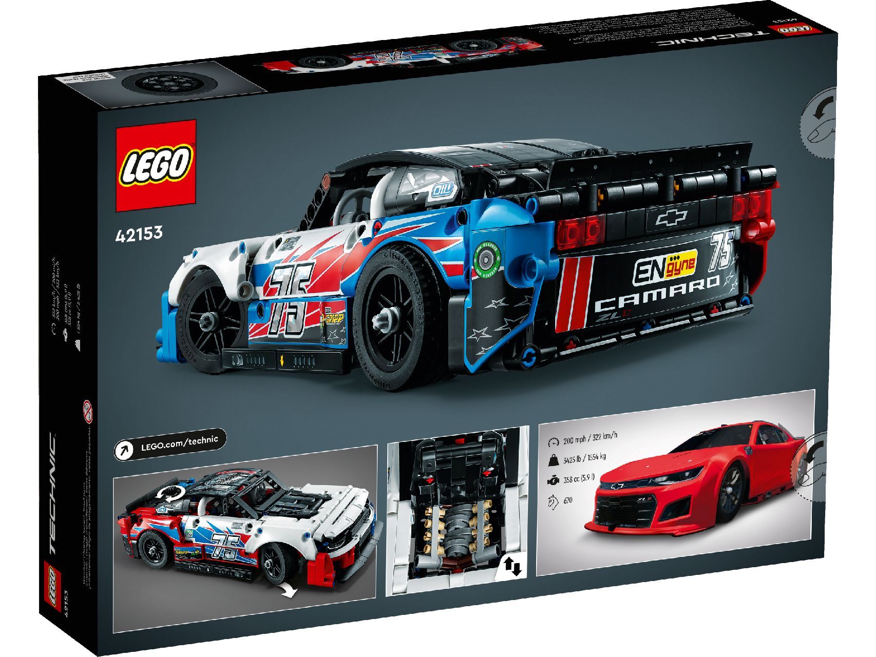 LEGO® NASCAR® Next Gen Chevrolet Camaro ZL1