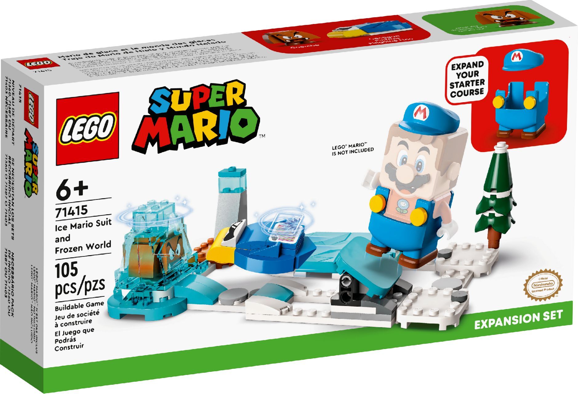 LEGO® Ice Mario Suit and Frozen World Expansion Set