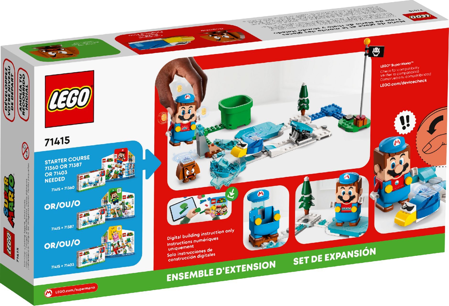 LEGO® Ice Mario Suit and Frozen World Expansion Set