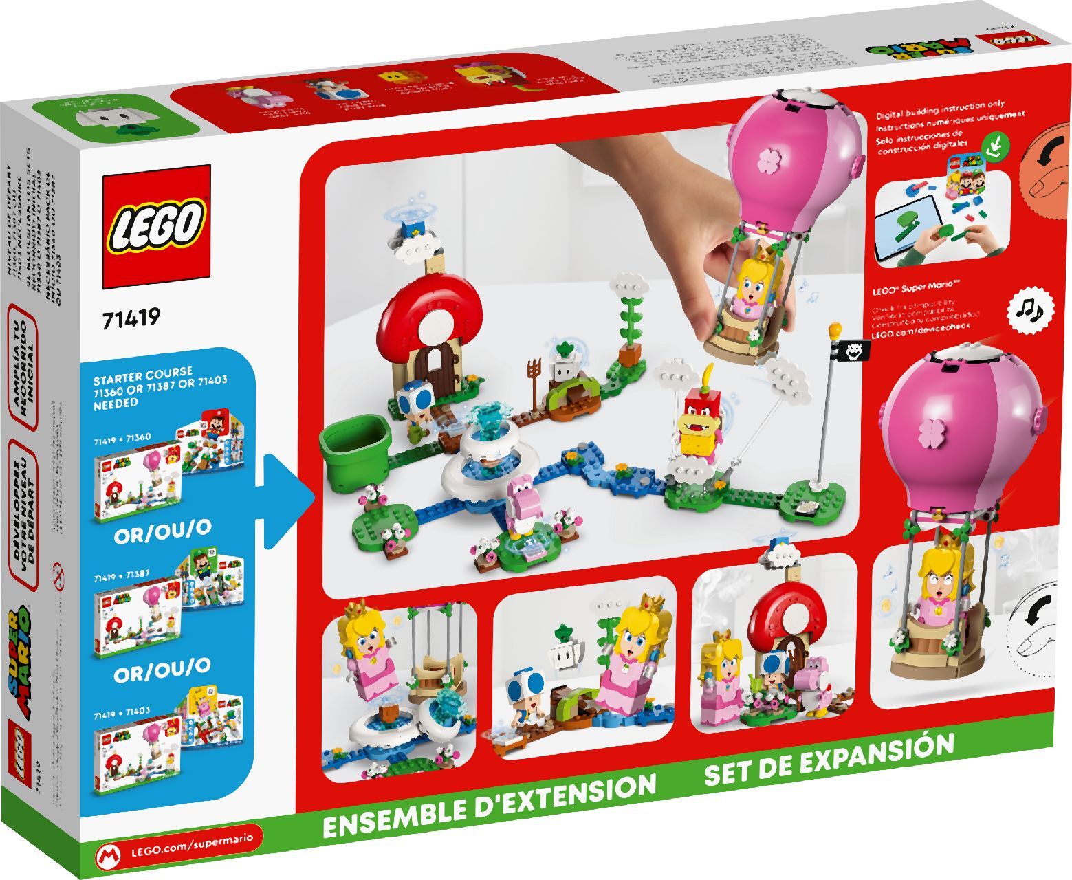 LEGO® Peach's Garden Balloon Ride Expansion Set