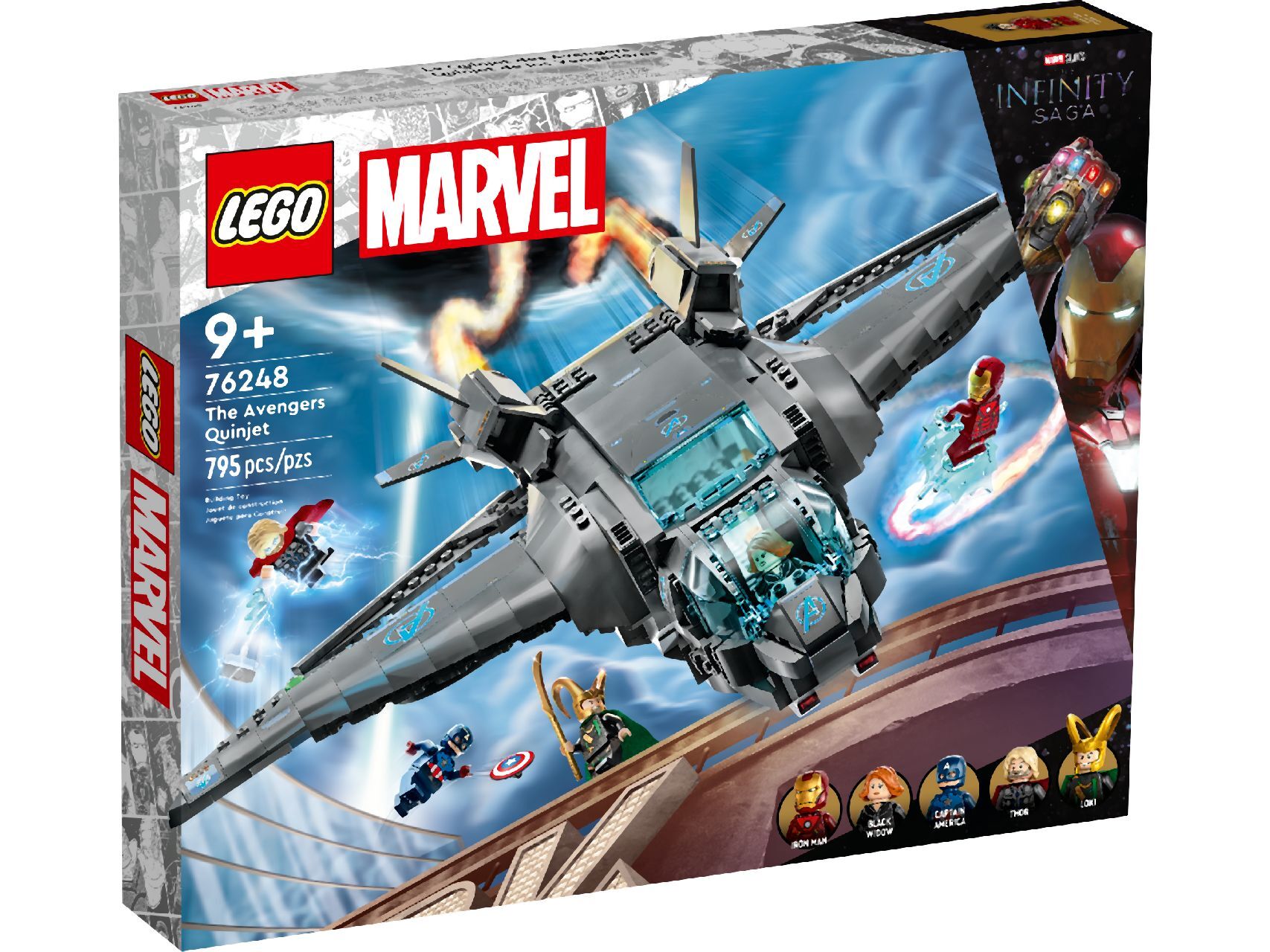 لعبة بناء سفينة افنجرز الفضائية كوين جيت من ليغو®