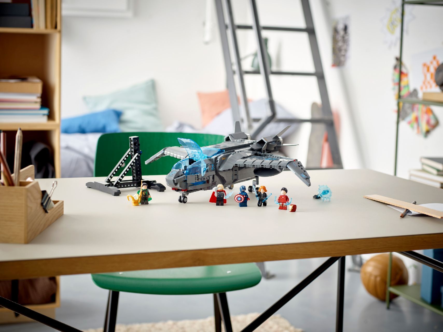 لعبة بناء سفينة افنجرز الفضائية كوين جيت من ليغو®