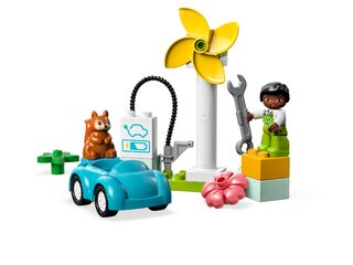 LEGO® Wind Turbine and Electric Car