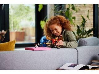 محارب كاي ايفو مع دراجة من ليغو®